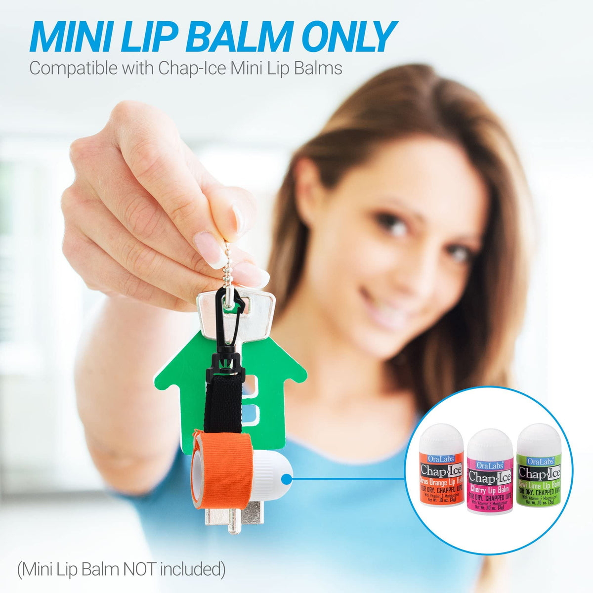 CHAP-ICE travel essentials flatlay with minis in a toiletry bag, ideal for trips
