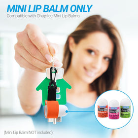 CHAP-ICE travel essentials flatlay with minis in a toiletry bag, ideal for trips