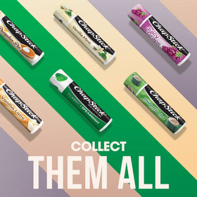 ChapStick 12-pack arrangement flatlay illustrating value and supply