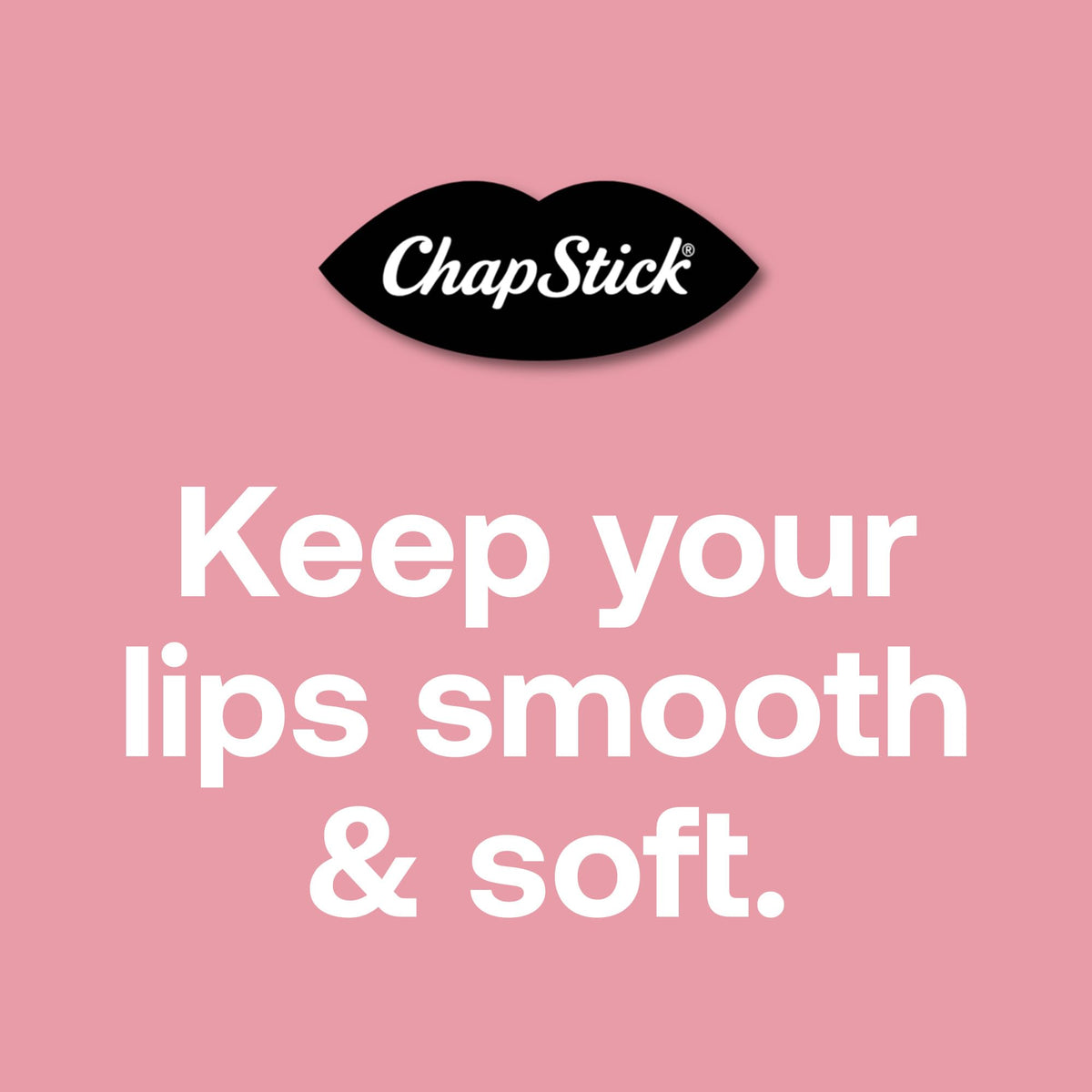 ChapStick balm being applied on lips demonstrating immediate moisturizing effect