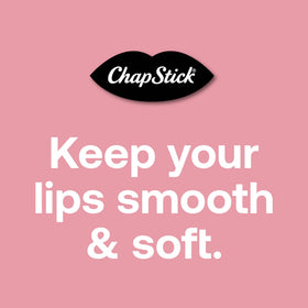 ChapStick balm being applied on lips demonstrating immediate moisturizing effect