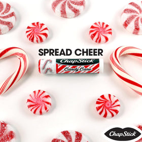 ChapStick Candy Cane tucked in a jacket pocket demonstrating on-the-go lip care benefit