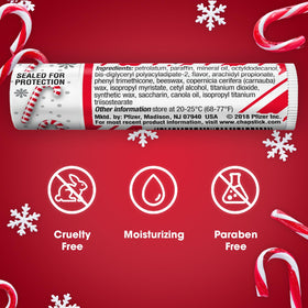 ChapStick Candy Cane set inside a stocking showing gift-ready appeal and seasonal charm