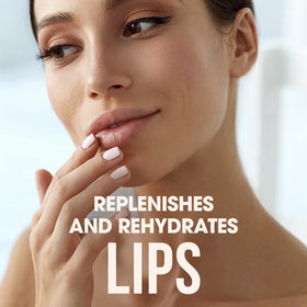 ChapStick cherry with cap removed showing exposed balm for easy application