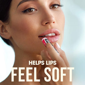 ChapStick cherry tube inside purse illustrating ChapStick convenience and readiness
