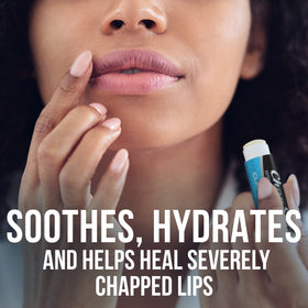 ChapStick classic medicated single stick close-up highlighting smooth balm texture and quick glide