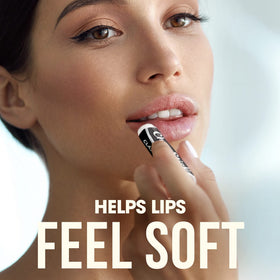 ChapStick open cap application by ChapStick illustrating easy on-the-go use