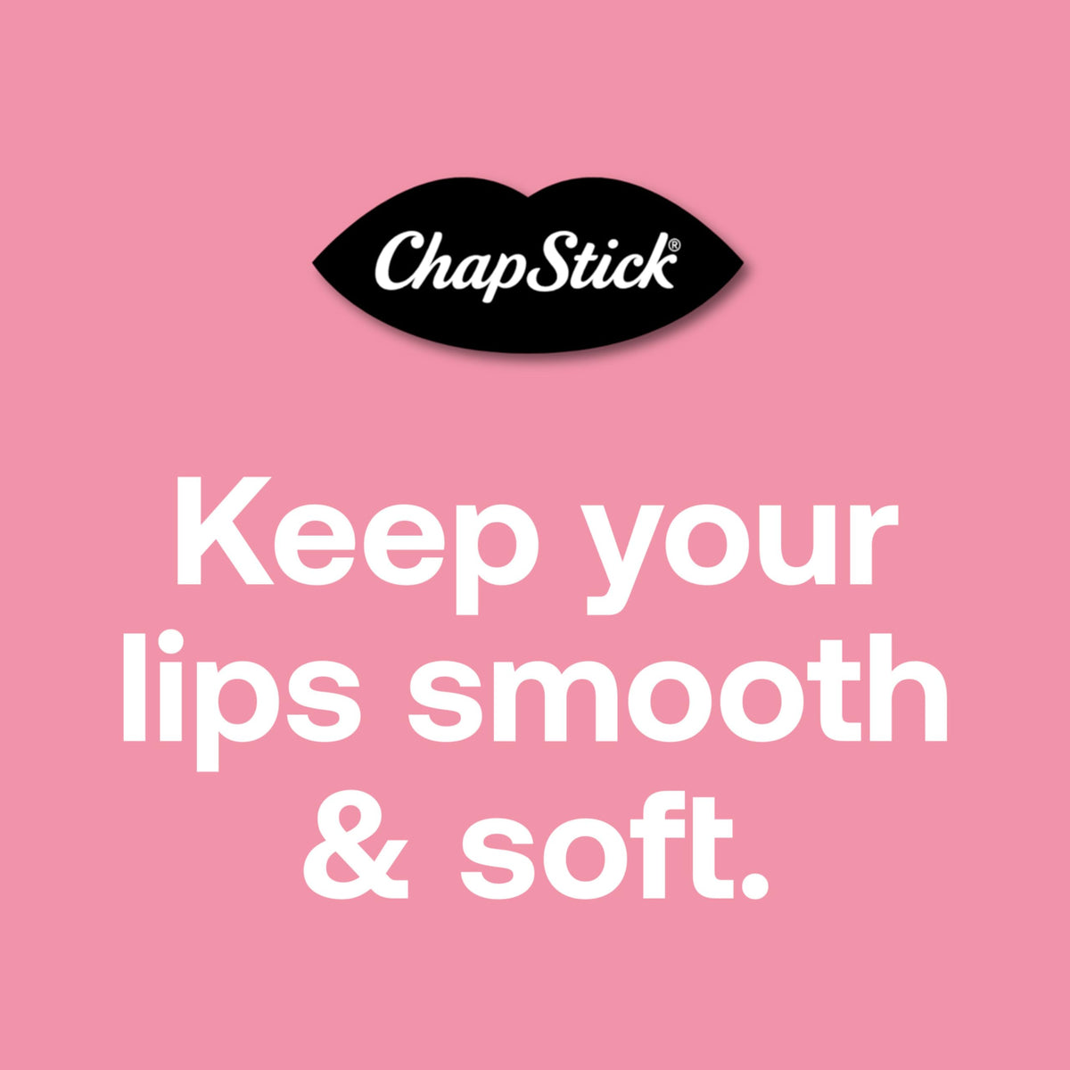 ChapStick Cookies & Cream single closed tube highlighting portability and convenience