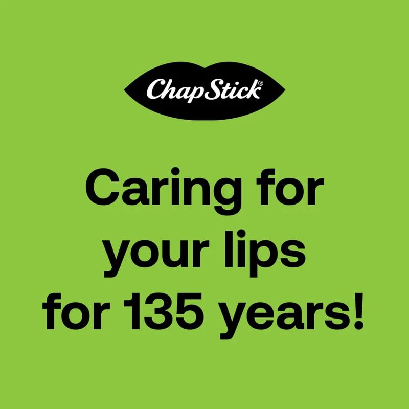 ChapStick Green Apple in a purse ready-to-use, ChapStick keeps lips soft on-the-go