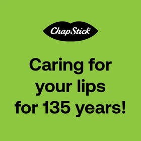 ChapStick Green Apple in a purse ready-to-use, ChapStick keeps lips soft on-the-go