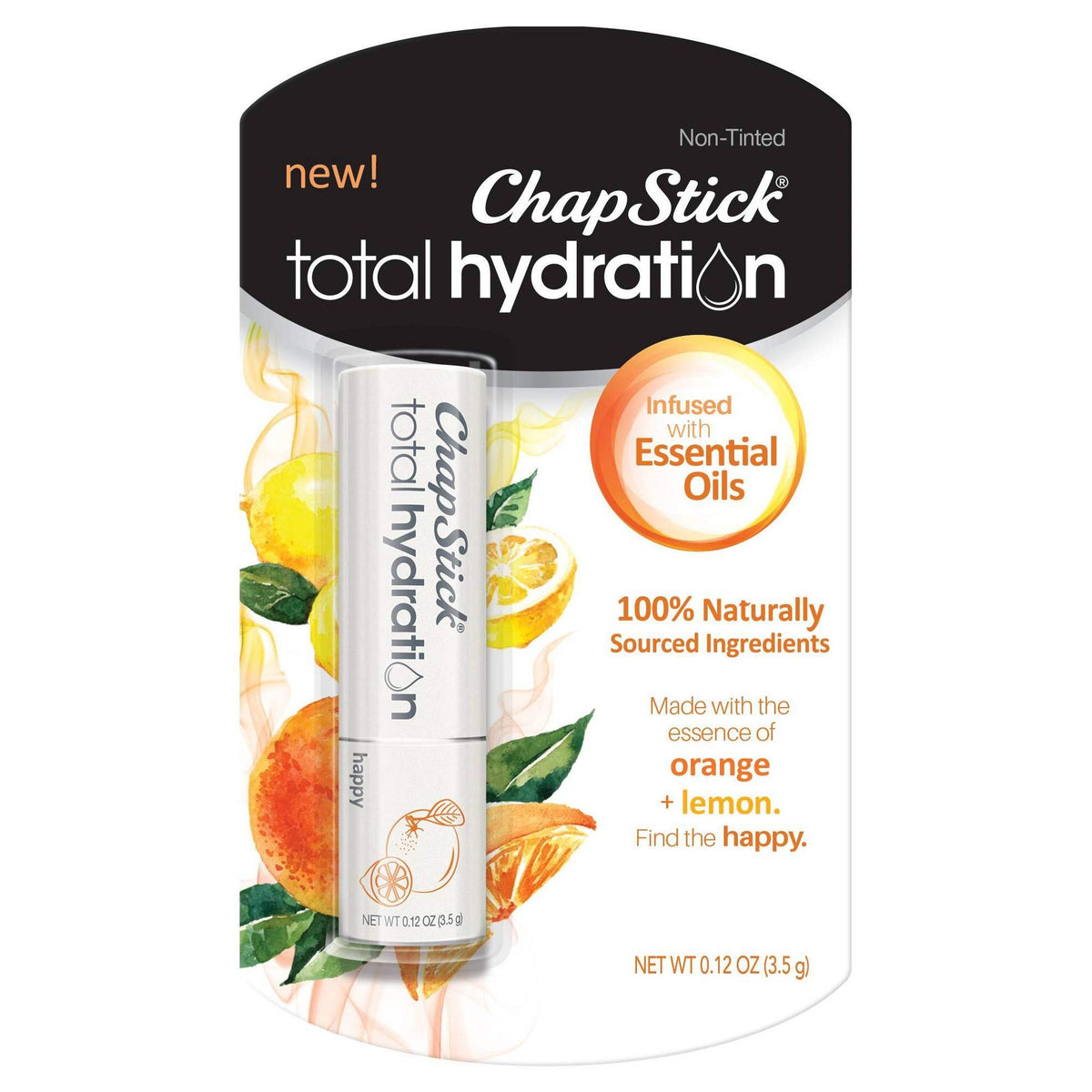 ChapStick Happy in a purse pocket ready to hydrate lips on the go