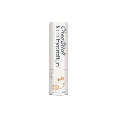 ChapStick Happy close-up of balm texture and nourishing ingredients benefit
