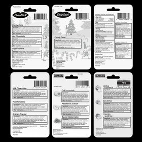 Holiday display of ChapStick packs demonstrating seasonal gifting appeal