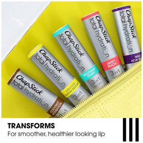 ChapStick lip balm in a bag pocket demonstrating portability and quick access