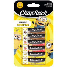 ChapStick Minions front packaging showing colorful Minions artwork and kids appeal