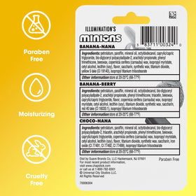 Macro view of ChapStick Minions balm texture showing smooth application