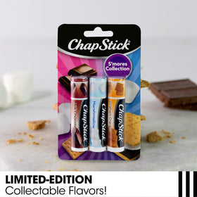 ChapStick Mint Chocolate Chip texture detail highlighting non-greasy finish