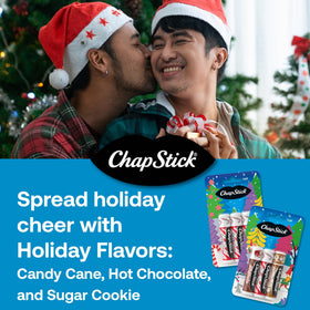 ChapStick tube next to coin showing size comparison and pocket-friendly benefit