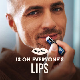 ChapStick SPF 15 label detail highlighting sun protection benefit
