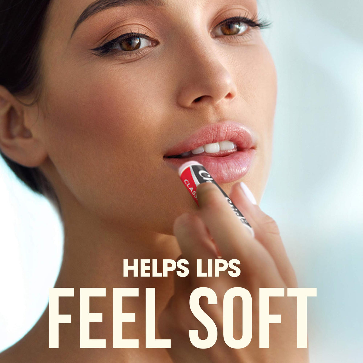 ChapStick strawberry ingredients label visible for ingredient transparency