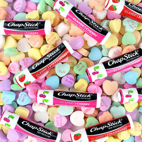 ChapStick classic strawberry label and ingredients view showing brand transparency and trust
