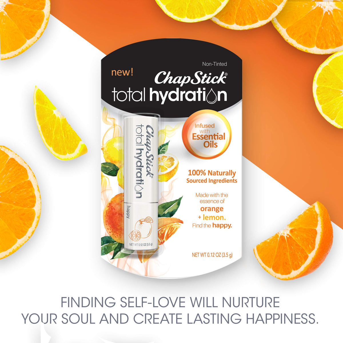 ChapStick texture close-up displaying smooth, hydrating sheen from ChapStick