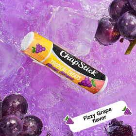 ChapStick three sticks side-by-side showing flavor variety and portability