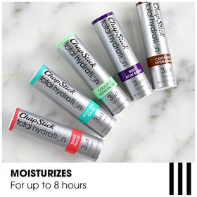 Close-up of ChapStick texture highlighting smooth application and moisture