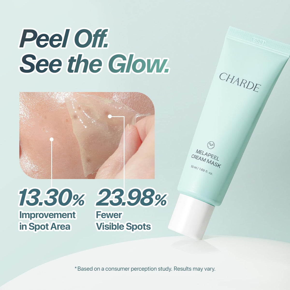 CHARDE cream texture close-up illustrating spreadability and smooth application