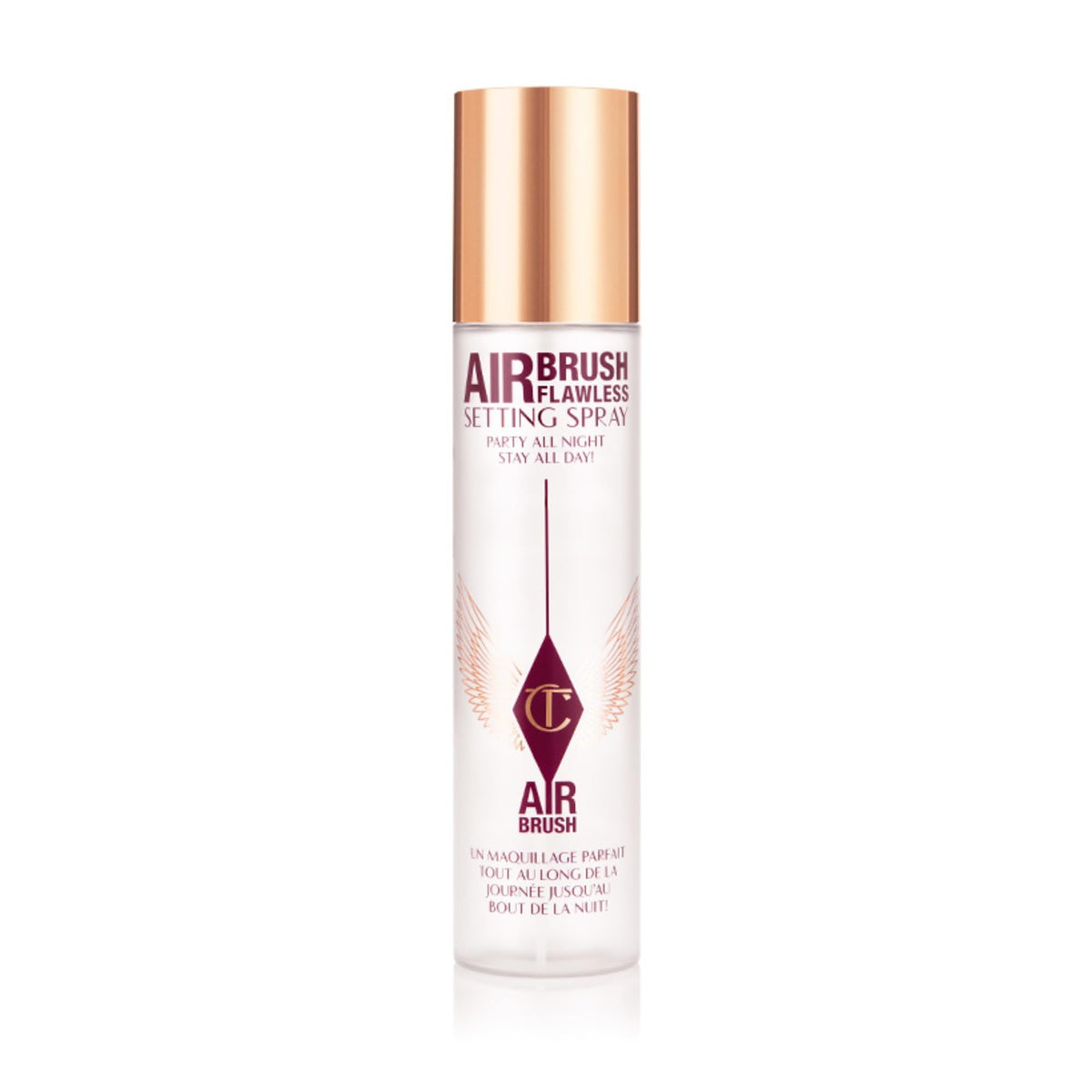Charlotte Tilbury front packaging showing sleek bottle and branding for instant recognition