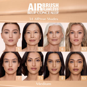 Charlotte Tilbury concealer staged in a makeup bag for everyday portability benefit
