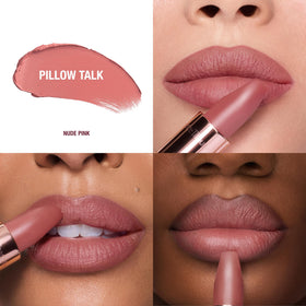 Charlotte Tilbury angled square bullet close-up for precise lip definition