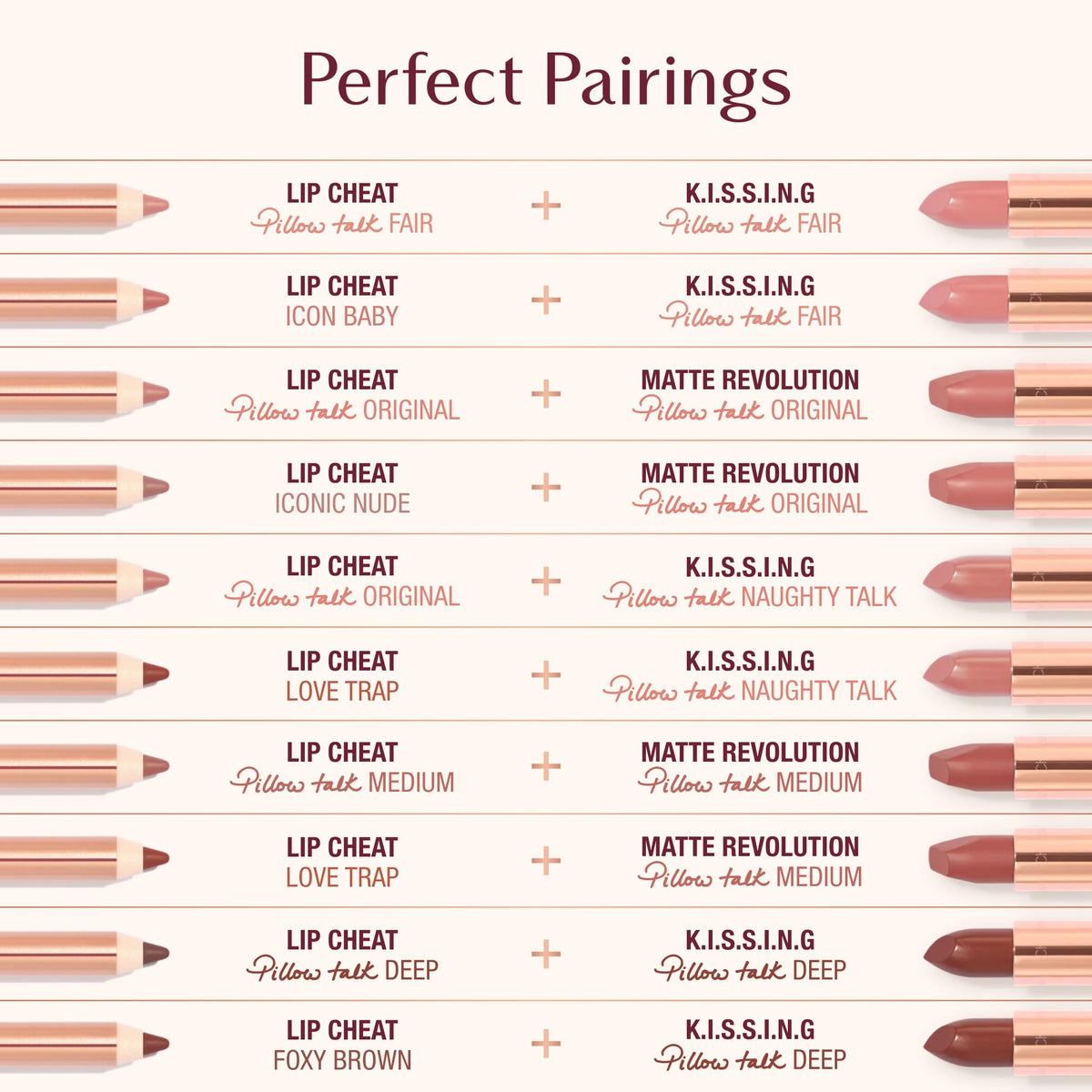 Charlotte Tilbury applying with square tip demonstrating precise lining and filling