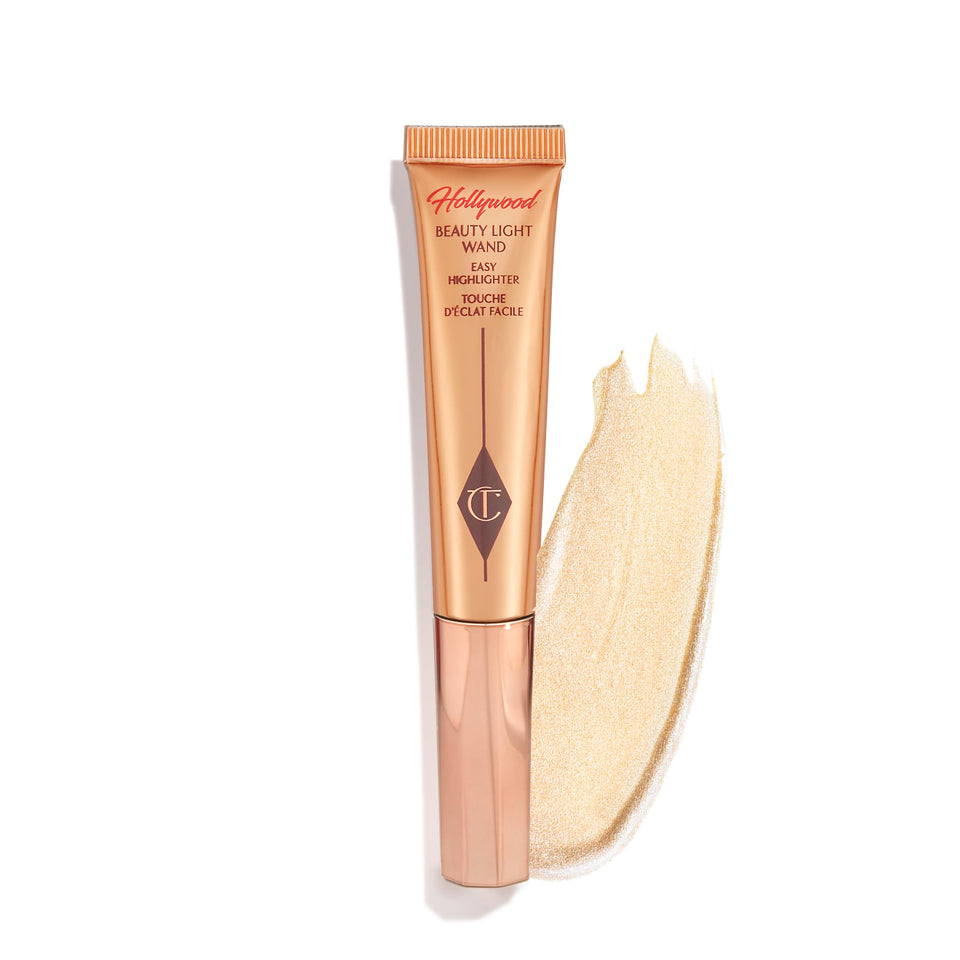 Charlotte Tilbury front packaging showing sleek tube and brand luxury