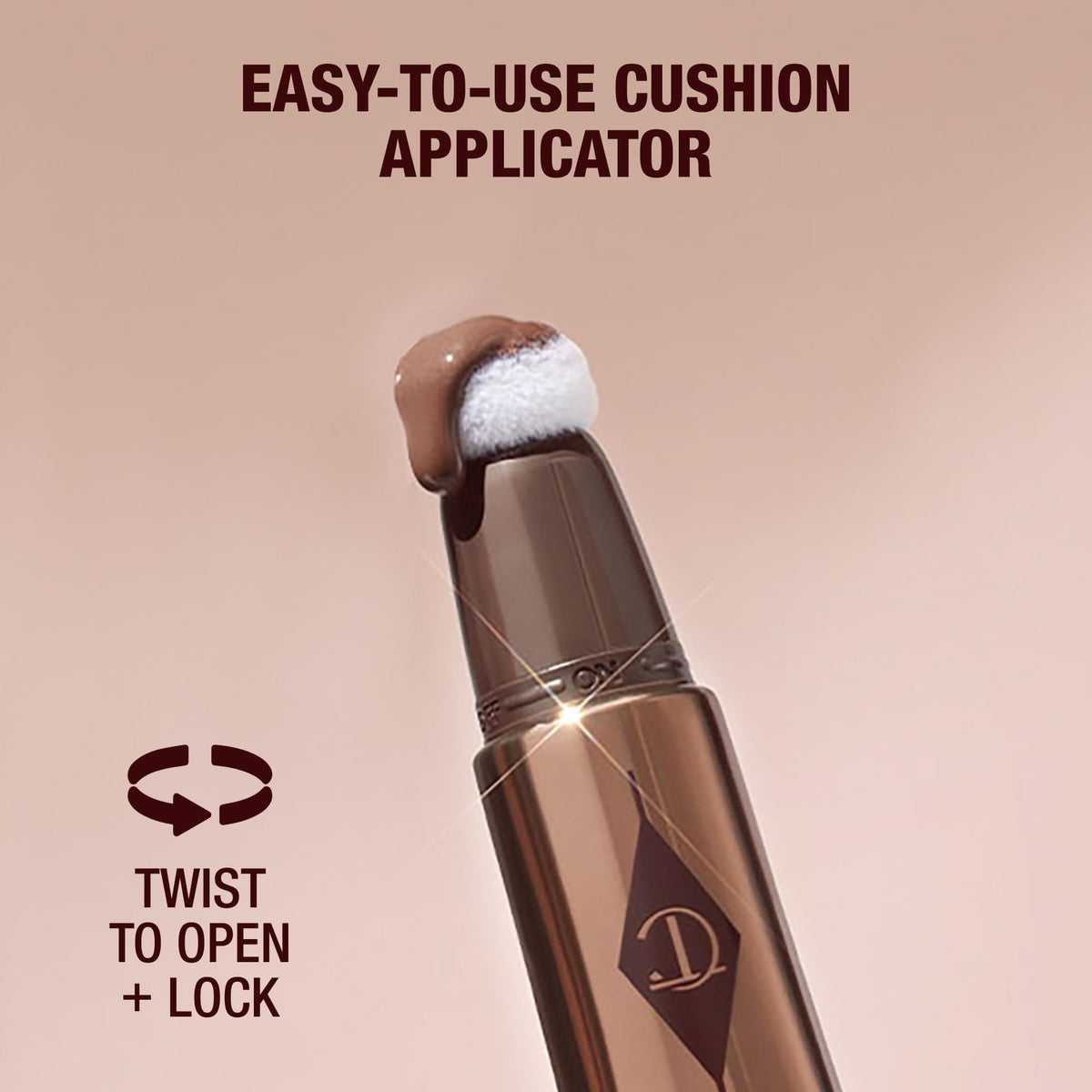 Charlotte Tilbury blended finish skin closeup revealing natural, camera-ready contour