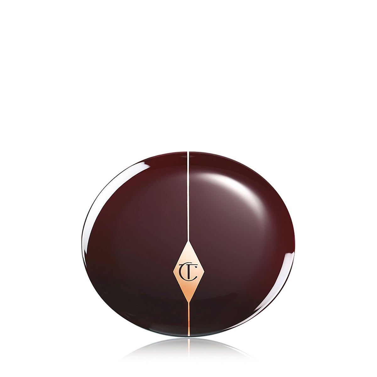Charlotte Tilbury blush application lifestyle scene showing glowing cheeks and natural radiance