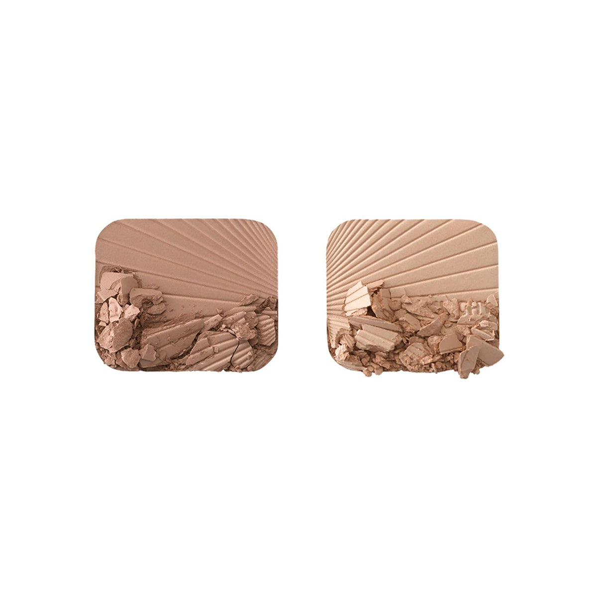 Charlotte Tilbury close-up of bronzer and highlighter pans highlighting silky finish