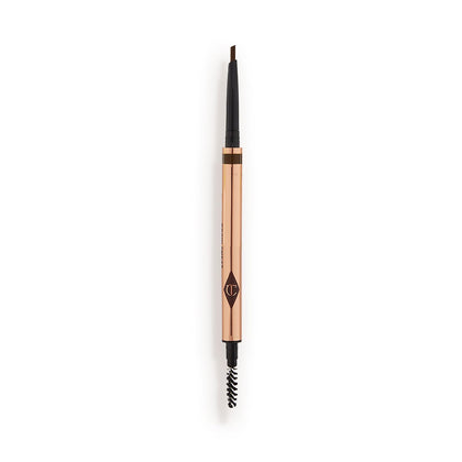 Charlotte Tilbury front packaging showing pencil and benefits for precise brows