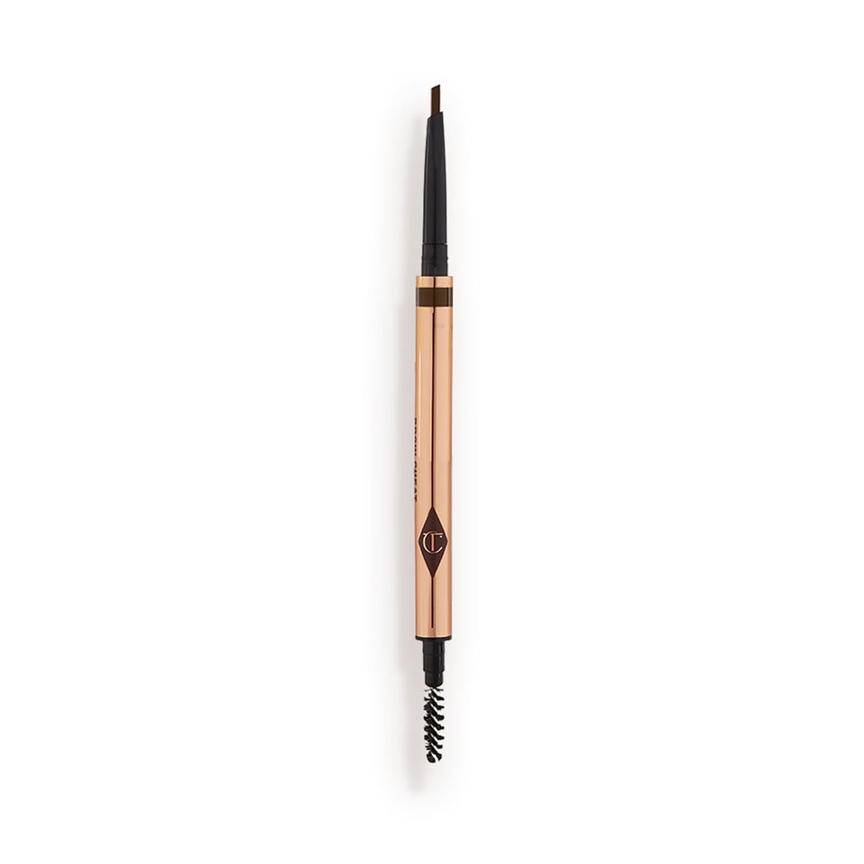 Charlotte Tilbury front packaging showing pencil and benefits for precise brows