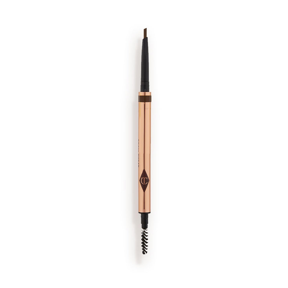 Charlotte Tilbury Brow Cheat front packaging showing pencil and shade label for effortless shaping