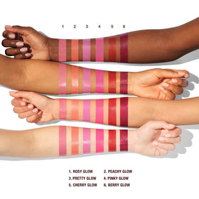 Charlotte Tilbury blending with complexion brush to show smooth application and finish