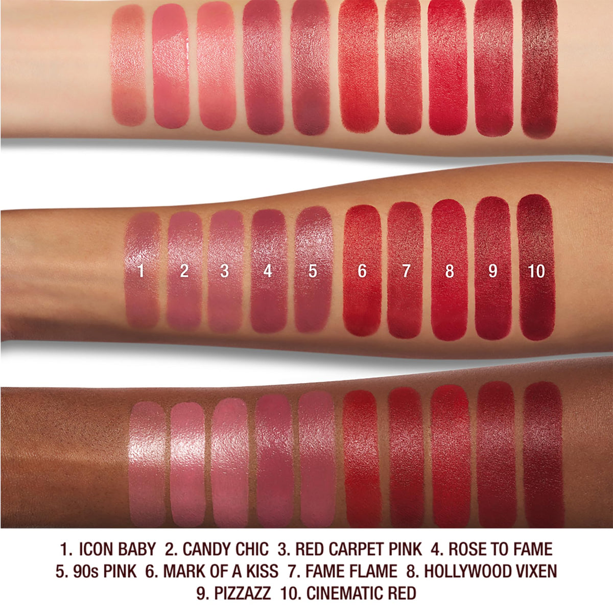 Charlotte Tilbury candy chic held in hand to show size and easy everyday portability