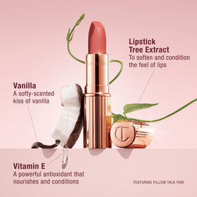 Charlotte Tilbury swatch on arm demonstrating Catwalking color payoff and wear