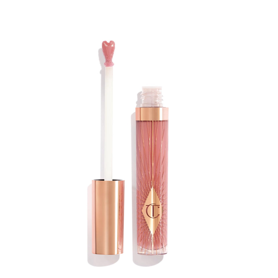 Charlotte Tilbury Collagen Lip Bath front packaging showing tube and label, highlights gifting appeal