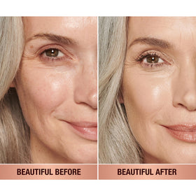 Charlotte Tilbury applicator close-up reveals creamy tip for precise application