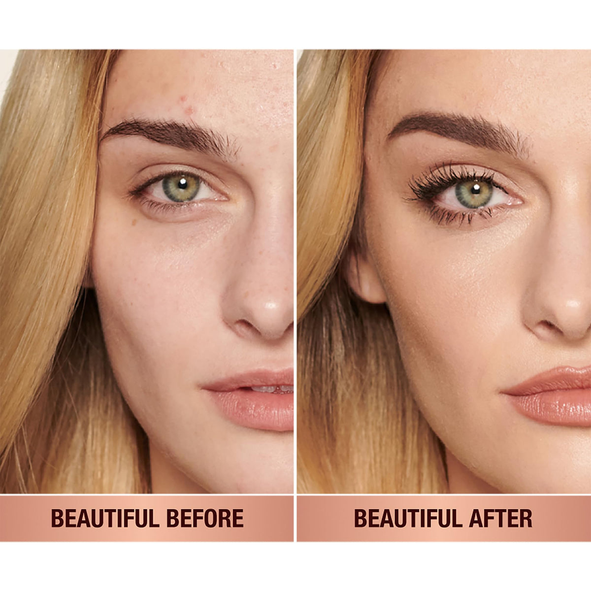 Charlotte Tilbury applicator wand detail demonstrating precise application and easy blending