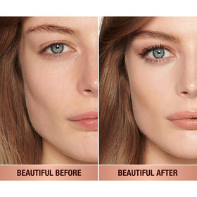 Charlotte Tilbury applicator wand delivering precise product placement for under-eye benefit