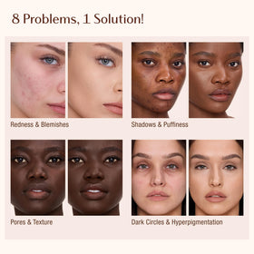 Charlotte Tilbury concealer held in hand to show real-life size and scale