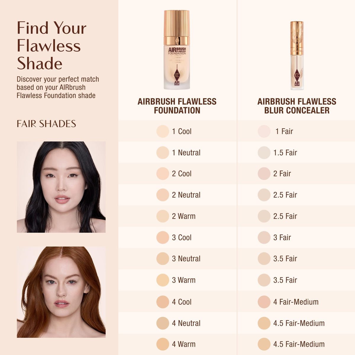 Charlotte Tilbury ingredients display with hyaluronic acid and squalane benefits