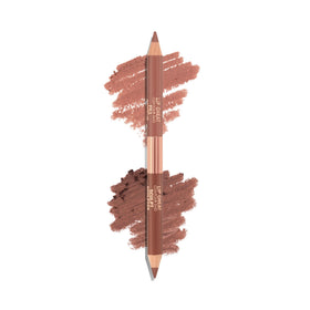 Charlotte Tilbury contour duo front packaging showing product and branding benefit: polished application